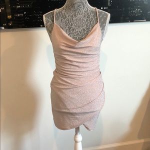 Blush Sparkly Club Dress